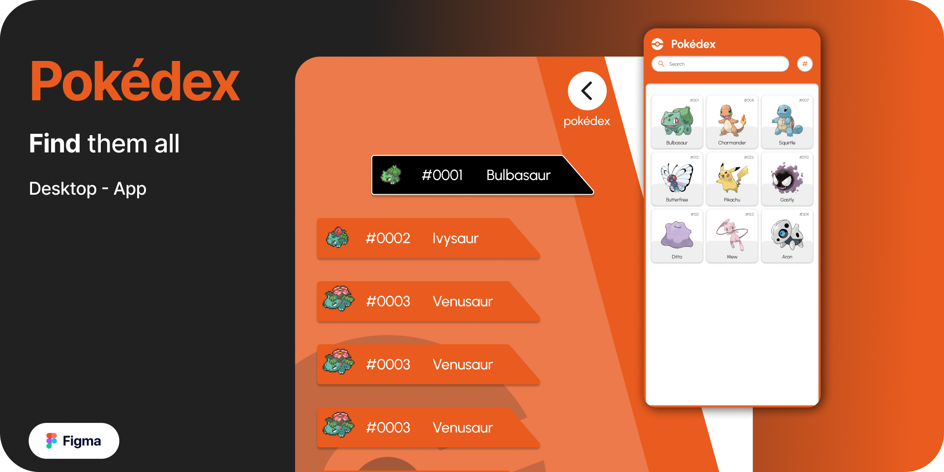 Página e App para a Pokédex