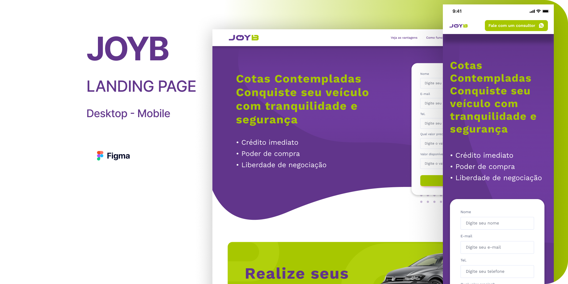 Landing Page JoyB